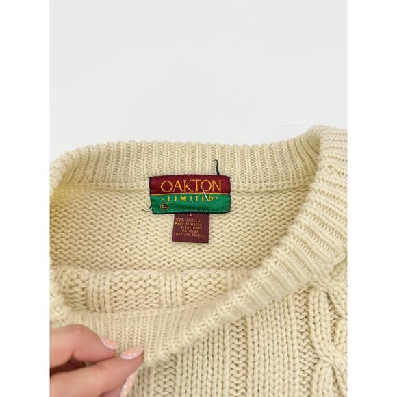 Vintage Oakton Limited chunky knit sweater - size large - Picture 4 of 7